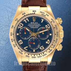 Rolex Daytona 116518 40mm Pour des hommes Bracelet en cuir
