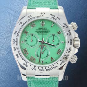 Rolex Daytona 40mm 116519-0107 Pour des hommes Bracelet en cuir Regardez