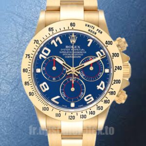 Rolex Daytona 40mm Pour des hommes 116528 Ton d'or