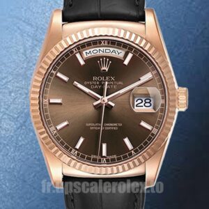 Rolex Day-Date 118135-0086 36mm Pour des hommes Doré rose Automatique