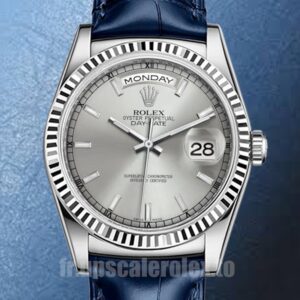 Rolex Day-Date Pour des hommes 36mm m118139-0097 Cadran argenté Argenté