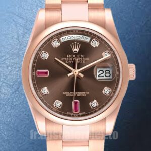 Rolex Day-Date Pour des hommes 118205 36mm Automatique Regardez