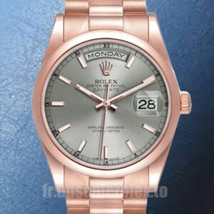 Rolex Day-Date 36mm Pour des hommes 118205 Doré rose
