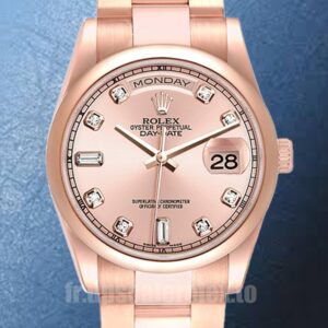 Rolex Day-Date 36mm Pour des hommes 118205 Doré rose