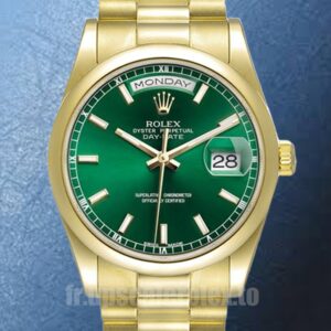Rolex Day-Date m118208-0349 36mm Pour des hommes Président Bracelet