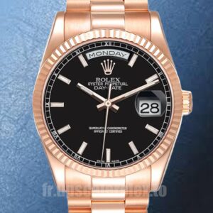 Rolex Day-Date Pour des hommes 36mm 118235 Doré rose