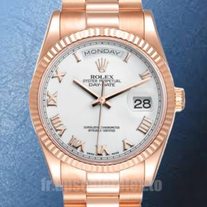 Rolex Day-Date 118235 36mm Pour des hommes Doré rose