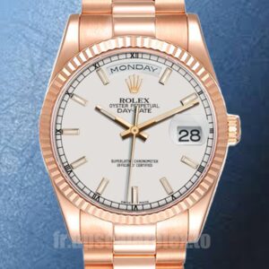 Rolex Day-Date 36mm Pour des hommes 118235 Doré rose