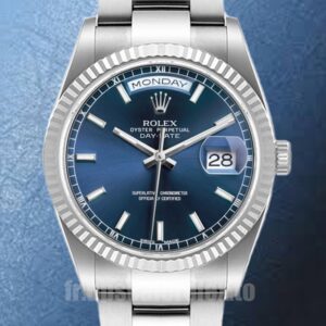 Rolex Day-Date 118239 36mm Pour des hommes Automatique Argenté