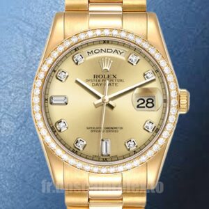 Rolex Day-Date m118348-0042 Pour des hommes 36mm Président Bracelet