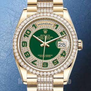 Rolex Day-Date 36mm Pour des hommes m118348-0056 Regardez Ton d'or