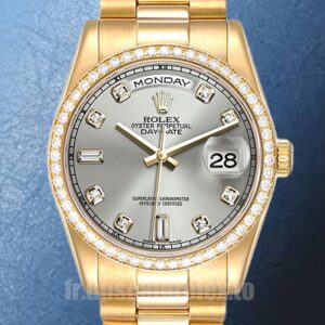 Rolex Day-Date m118348-0077 Pour des hommes 36mm Ton d'or