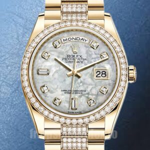 Rolex Day-Date m118348-0061 Pour des hommes 36mm Automatique Cadran en nacre