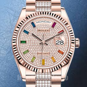 Rolex Day-Date Pour des hommes 36mm m128235-0040 Regardez Président Bracelet