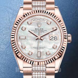 Rolex Day-Date 36mm Pour des hommes m128235-0032 Doré rose