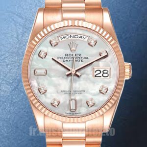 Rolex Day-Date Pour des hommes m128235-0029 36mm Cadran en nacre Regardez