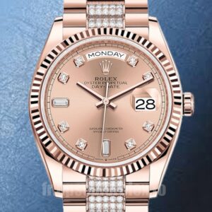 Rolex Day-Date m128235-0019 Pour des hommes 36mm Automatique Cadran en or rose