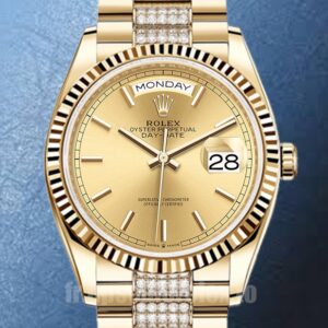 Rolex Day-Date 36mm Pour des hommes m128238-0046 Cadran Champagne