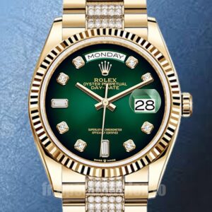 Rolex Day-Date m128238-0070 36mm Pour des hommes Ton d'or Automatique