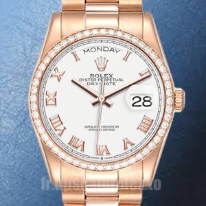 Rolex Day-Date m128345rbr-0054 36mm Pour des hommes Regardez Président Bracelet