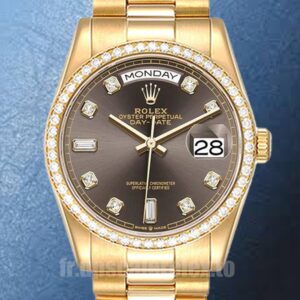 Rolex Day-Date 36mm Pour des hommes m128348rbr-0005 Président Bracelet Regardez