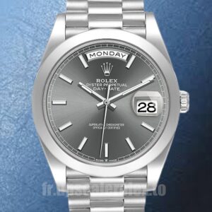 Rolex Day-Date m228206-0045 Pour des hommes 40mm Argenté