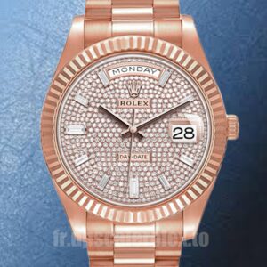 Rolex Day-Date m228235-0036 41mm Pour des hommes Regardez Doré rose