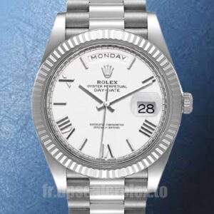 Rolex Day-Date 41mm Pour des hommes m228236-0010 Regardez Cadran blanc