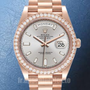 Rolex Day-Date m228345rbr-0007 41mm Pour des hommes Président Bracelet