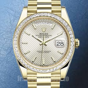 Rolex Day-Date m228398tbr-0005 Pour des hommes 41mm Automatique Ton d'or