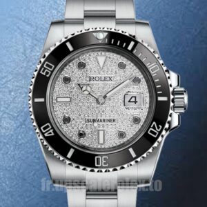 Rolex Submariner Pour des hommes 116610 40mm Argenté Regardez