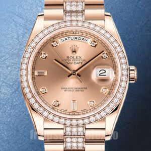 Rolex Day-Date 128345 36mm Pour des hommes Président Bracelet